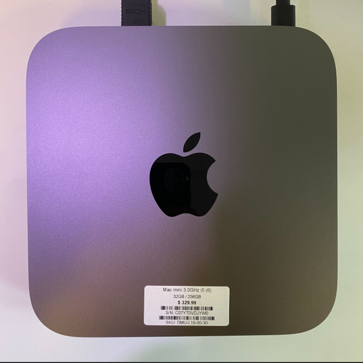 Mac mini | 3.0GHz i5 (6-Core) | 32GB RAM | 256GB SSD