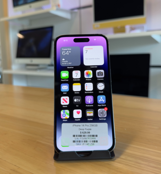 iPhone 14 Pro - 256GB - Deep Purple - Unlocked