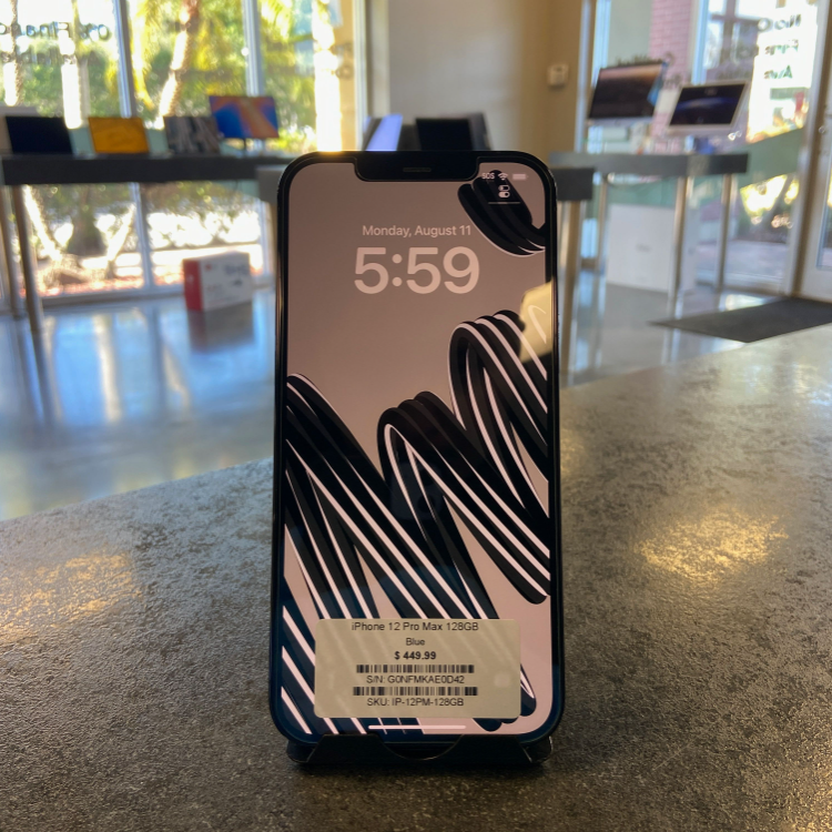Apple iPhone 12 Pro Max – 128GB – Pacific Blue – Unlocked