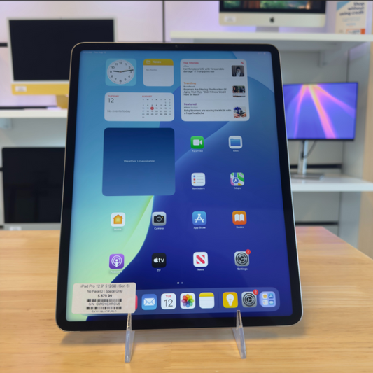 iPad Pro 12.9" (6th Gen) – 512GB – Space Gray – NO Face ID