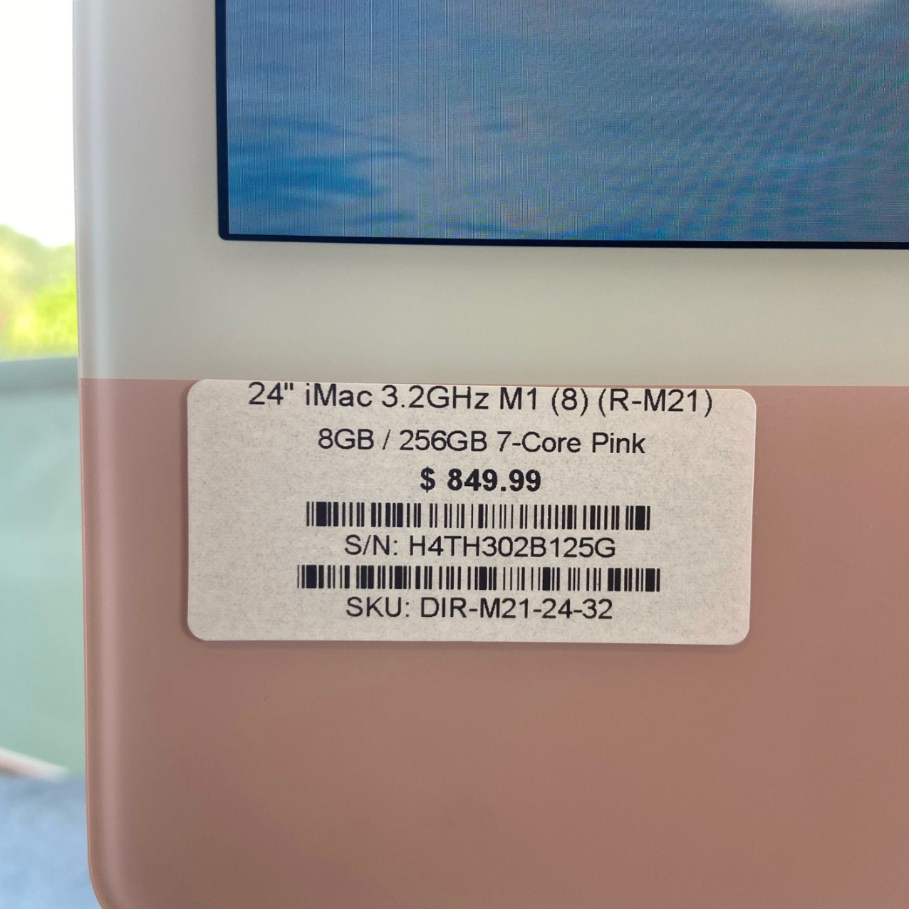 Apple iMac 24” – M1 – 8GB / 256GB – Pink