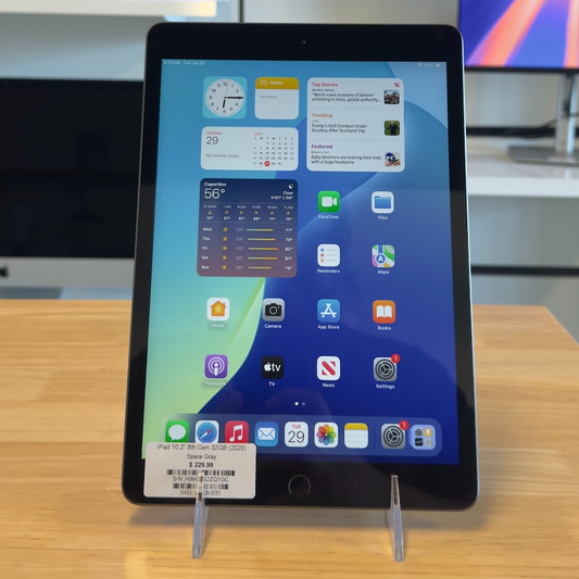 iPad 10.2" 8th Gen 32GB - Space Gray