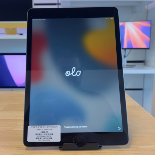 iPad 10.2” – 9th Gen / 64GB Silver or Space Gray